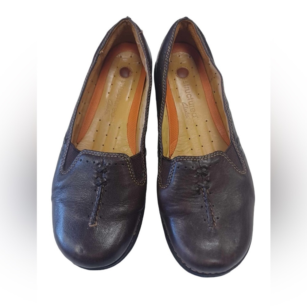 Brown Leather Women's Shoes - Picture 2 of 9